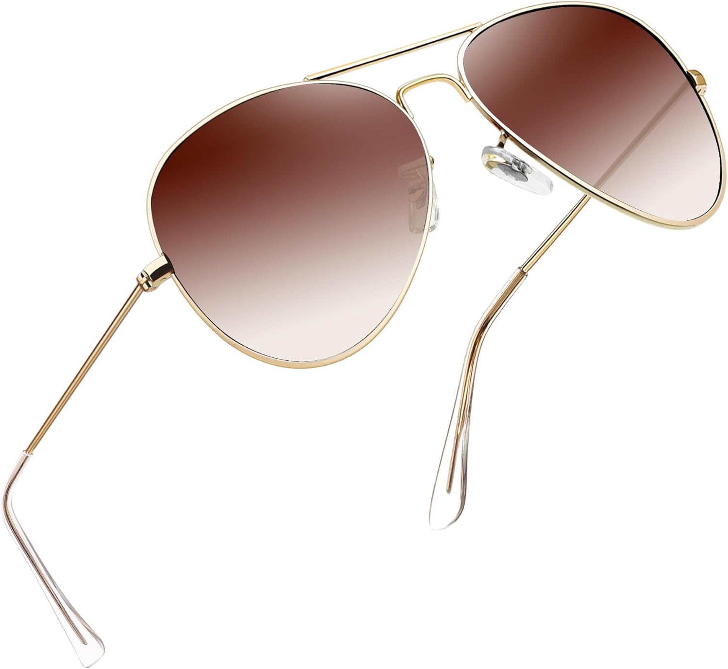 Joopin Lentes de Sol Aviador Metálicos Polarizados – Estilo Clásico Militar UV400